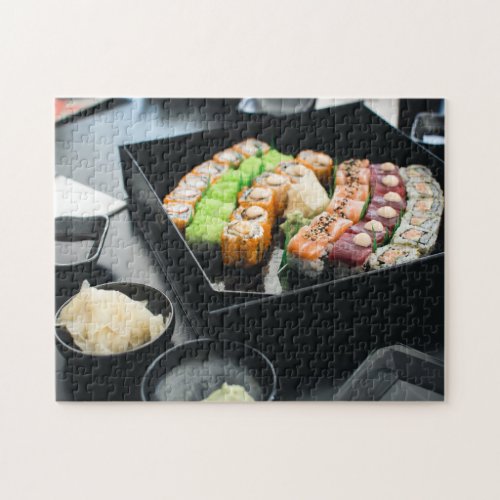 Japanese Sushi  Bento Box Asian Food Jigsaw Puzzle