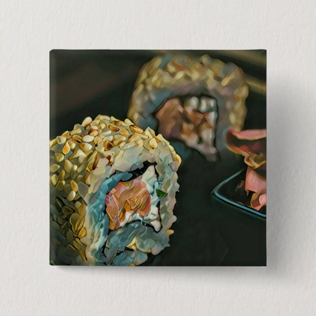 Japanese sushi button (Front)