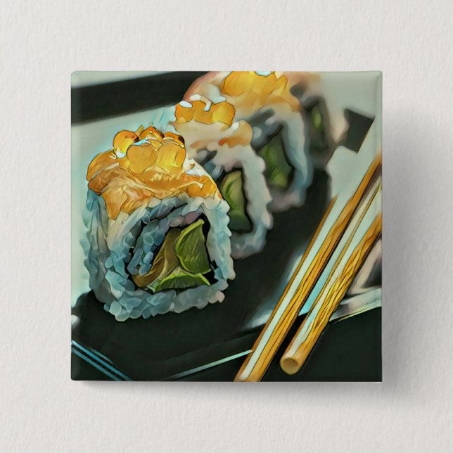 Japanese sushi button (Front)