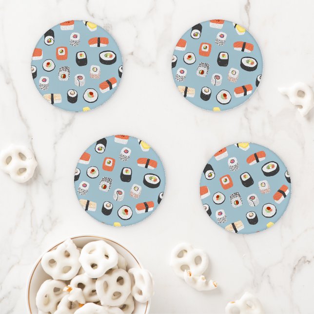 Japanese Sushi Coaster Set (In Situ)