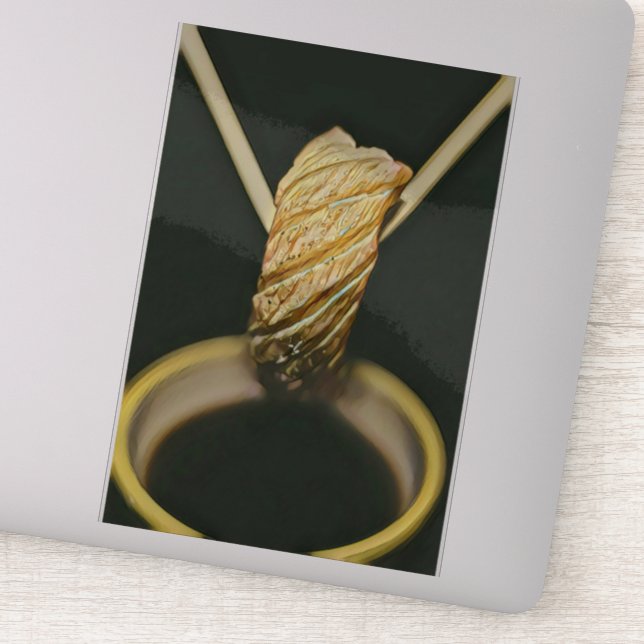 Japanese sushi lover sticker (Detail)