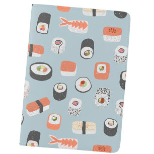 Japanese Sushi Nigiri Maki Roll Food Art Passport Holder