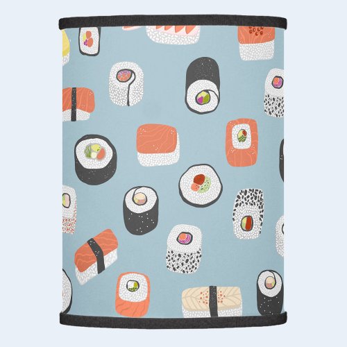 Japanese Sushi Nigiri Maki Roll Pattern Lamp Shade