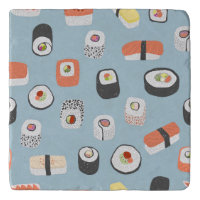 Japanese Sushi Nigiri Maki Roll Pattern