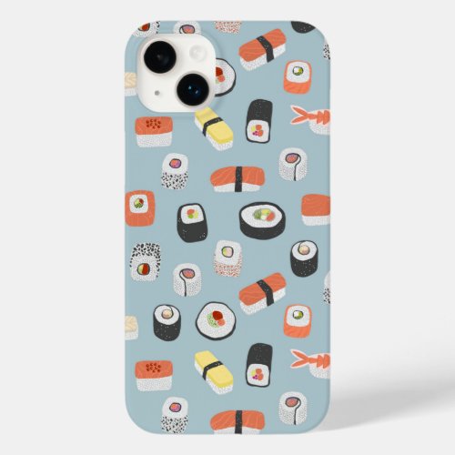 Japanese Sushi Pattern Case_Mate iPhone 14 Plus Case