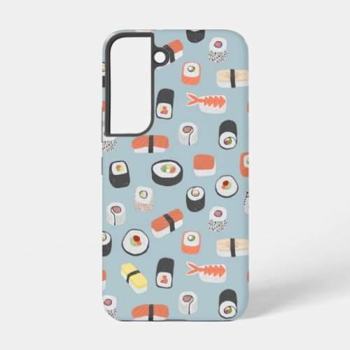 Japanese Sushi Pattern Samsung Galaxy S22 Case