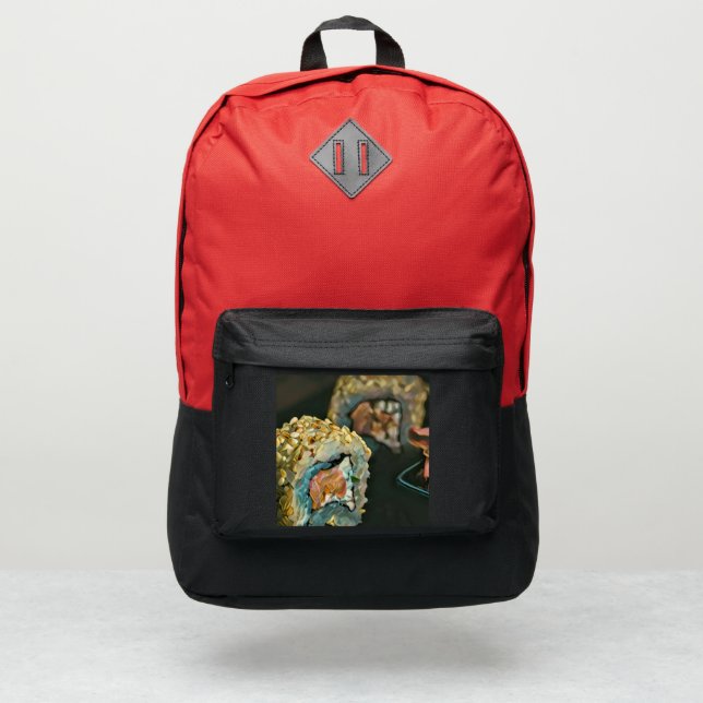 Japanese sushi port authority® backpack (Front)