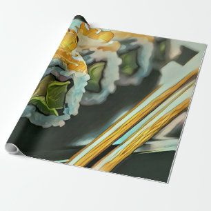 Japanese sushi wrapping paper