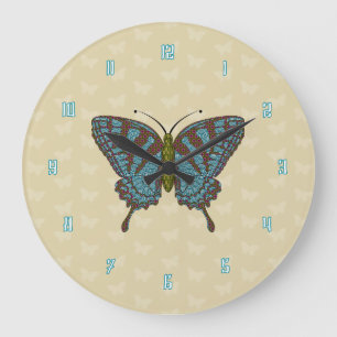 Japanese Swallowtail Clock