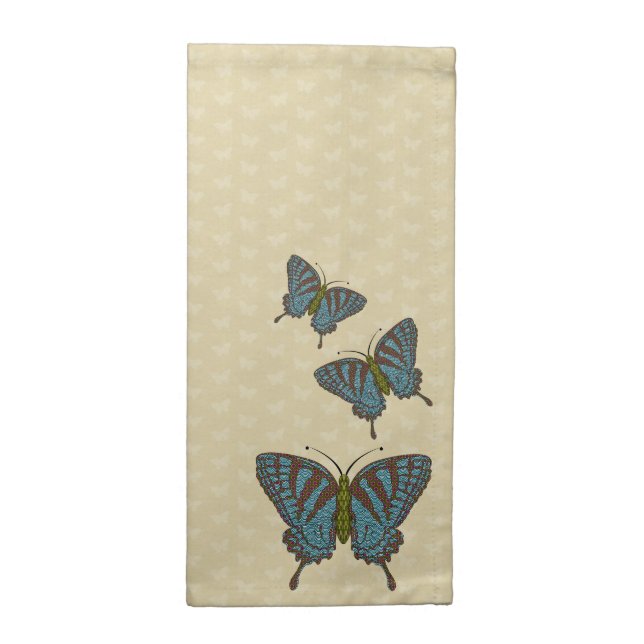 Japanese Swallowtail Napkin (Half Fold)