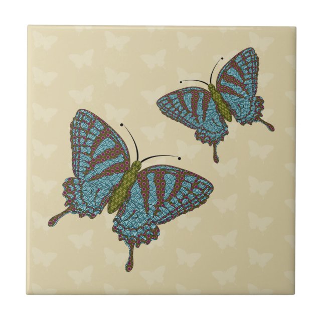 Japanese Swallowtail Tile (Front)