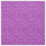 Japanese swirl pattern - purple and orchid pink fabric
