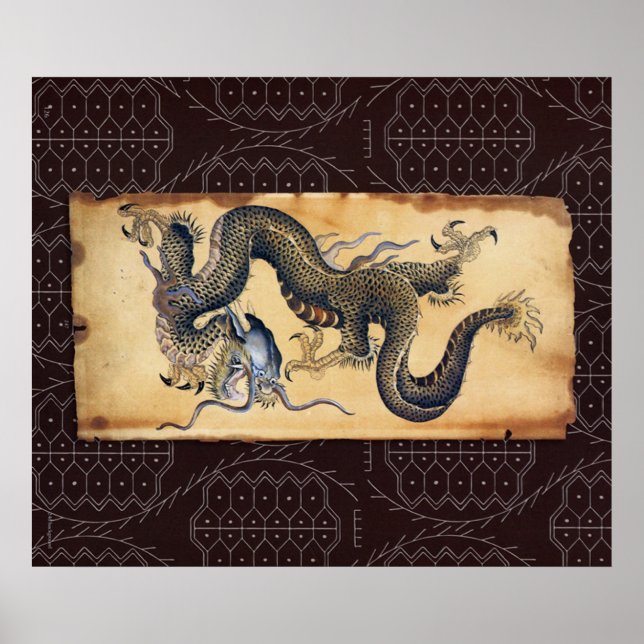 Japanese Tattoo Art Dragon - Print (Front)