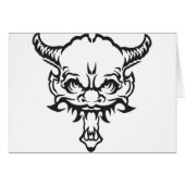 Japanese Tattoo Oni Demon (Front Horizontal)