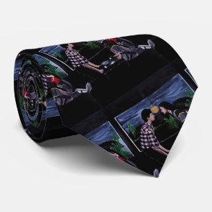 Japanese Tea Ceremony Painting by Alfred Fox Neck Tie