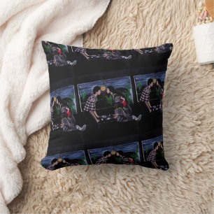 Japanese Tea Ceremony Painting by Alfred Fox Throw Pillow
