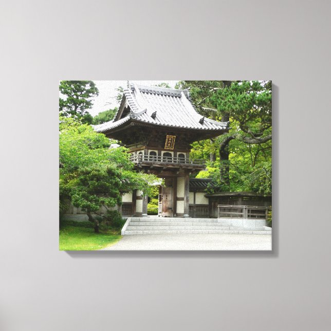 Japanese Tea Garden in San Francisco Canvas Print (Front)