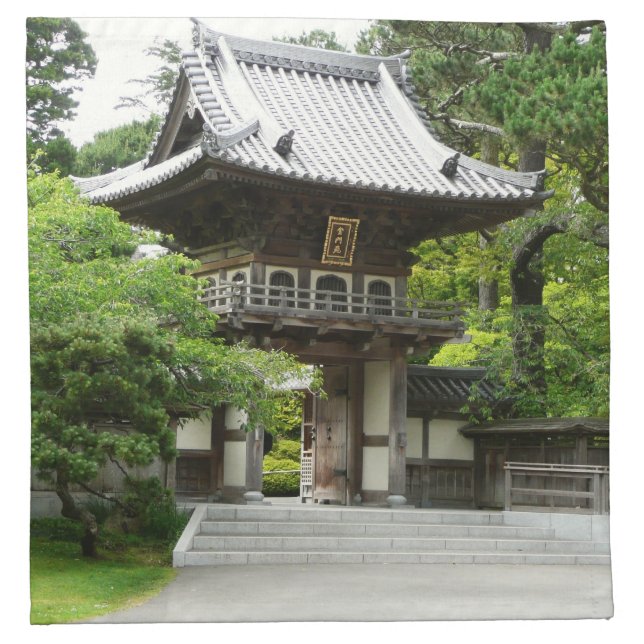 Japanese Tea Garden in San Francisco Cloth Napkin (Front)