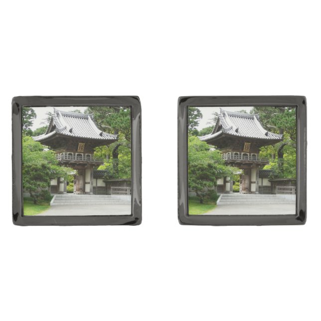 Japanese Tea Garden in San Francisco Cufflinks (Front)