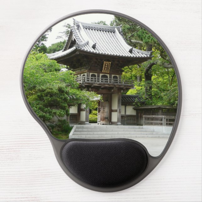 Japanese Tea Garden in San Francisco Gel Mouse Pad (Front)