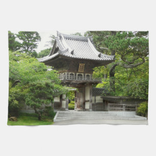 Japanese Tea Garden in San Francisco Kitchen Towel
