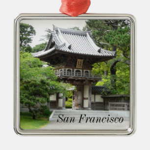 Japanese Tea Garden in San Francisco Metal Ornament