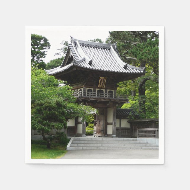 Japanese Tea Garden in San Francisco Napkins (Front)