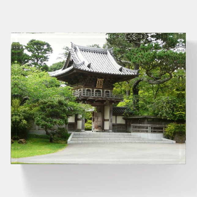 Japanese Tea Garden in San Francisco Paperweight (Front)