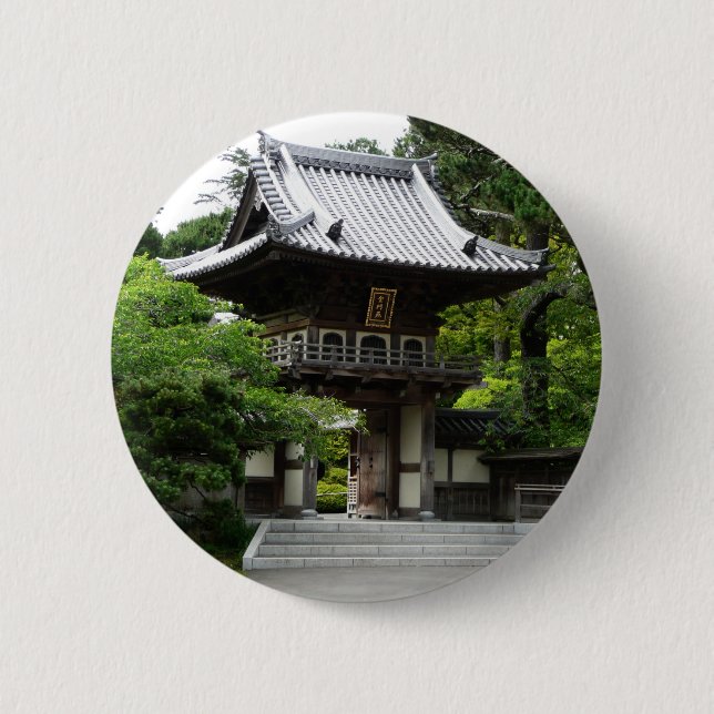 Japanese Tea Garden in San Francisco Pinback Button (Front)