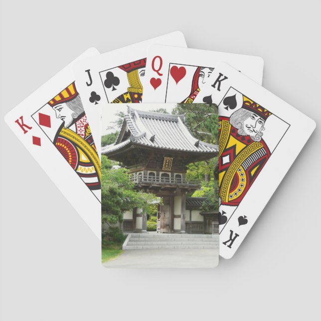 Japanese Tea Garden in San Francisco Poker Cards (Back)