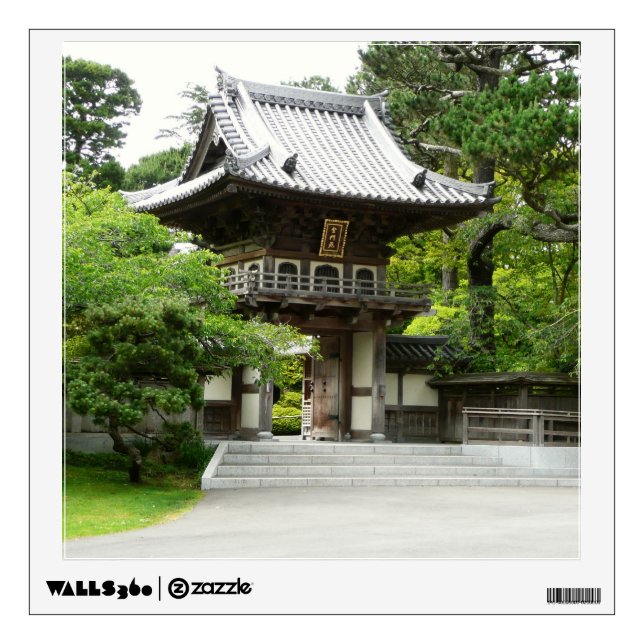 Japanese Tea Garden in San Francisco Wall Sticker (Front)