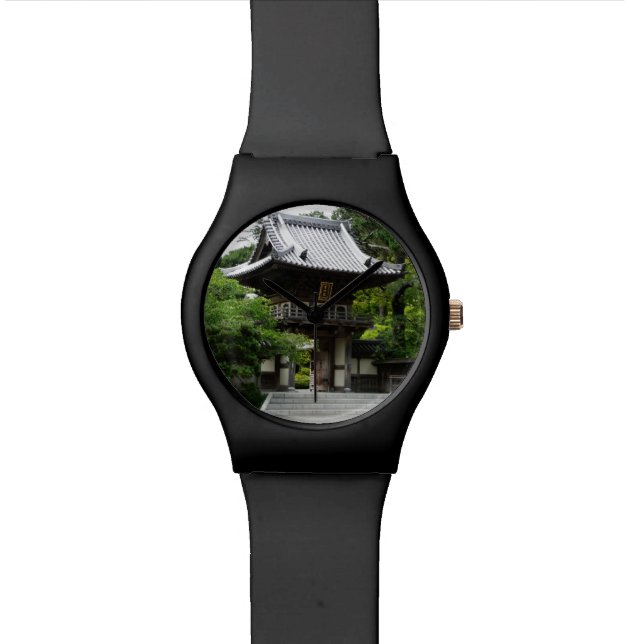 Japanese Tea Garden in San Francisco Wrist Watch (Close Up)