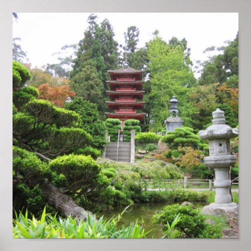 Japanese Tea Garden Poster