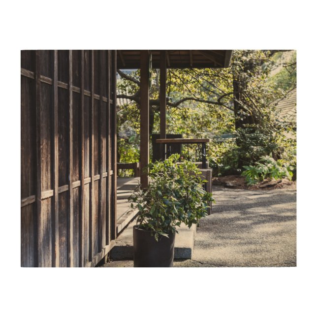 Japanese Tea Garden Wood Wall Art (Front)