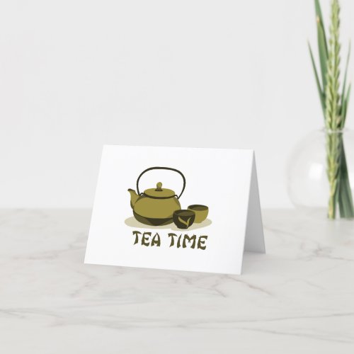 Japanese Tea Time Thank You Card