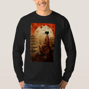 Japanese Temple Geisha Spirituality T-Shirt