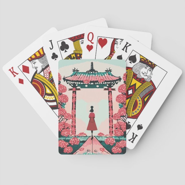Japanese Temple Poker Cards (Back)