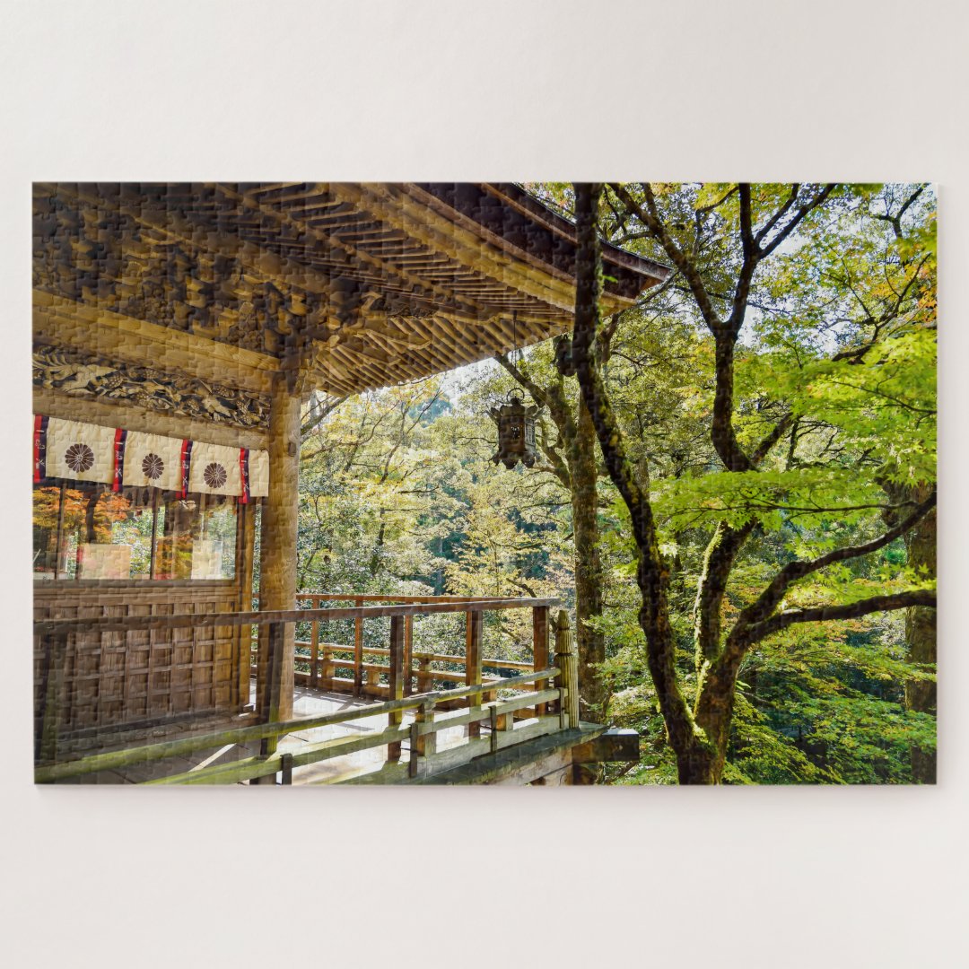 japanese temple puzzle | Zazzle