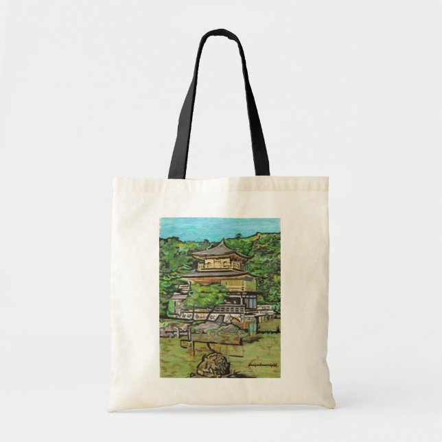 Japanese Temple Tote Bag (Front)