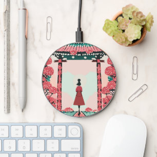Japanese Temple Wireless Charger