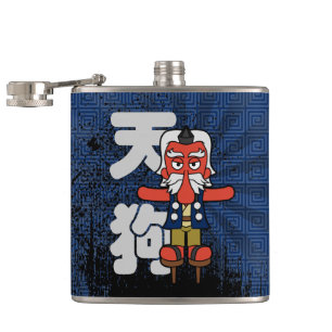 Japanese Tengu Yokai Monster Flask