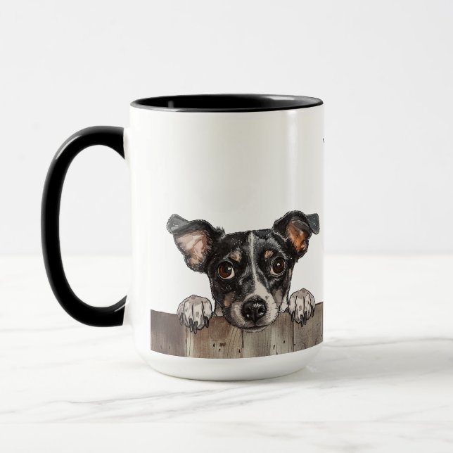 Japanese Terrier Dog Mug (Left)