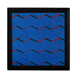 Japanese Textile Woodblock Print Wooden Gift Box