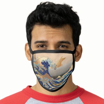 Japanese The Great Waves By Hokusai Face Mask by The_Masters at Zazzle