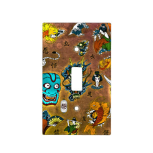 Japanese Theme Light Switch Cover