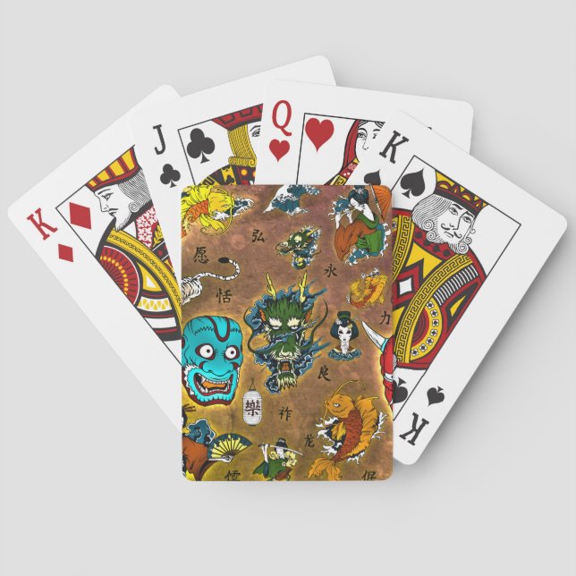 Japanese Theme Poker Cards (Back)