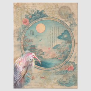 Japanese Themed Decoupage Crafting Tissue Paper