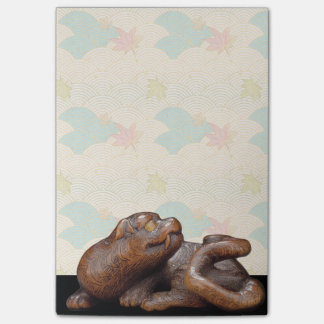 Japanese Tiger Netsuke Writing Pad Post-it Notes