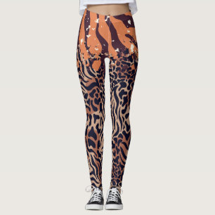Japanese Tiger pattern leggings