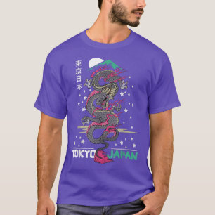 Japanese Tokyo Dragon Asian Vintage Retro Japan Lo T-Shirt